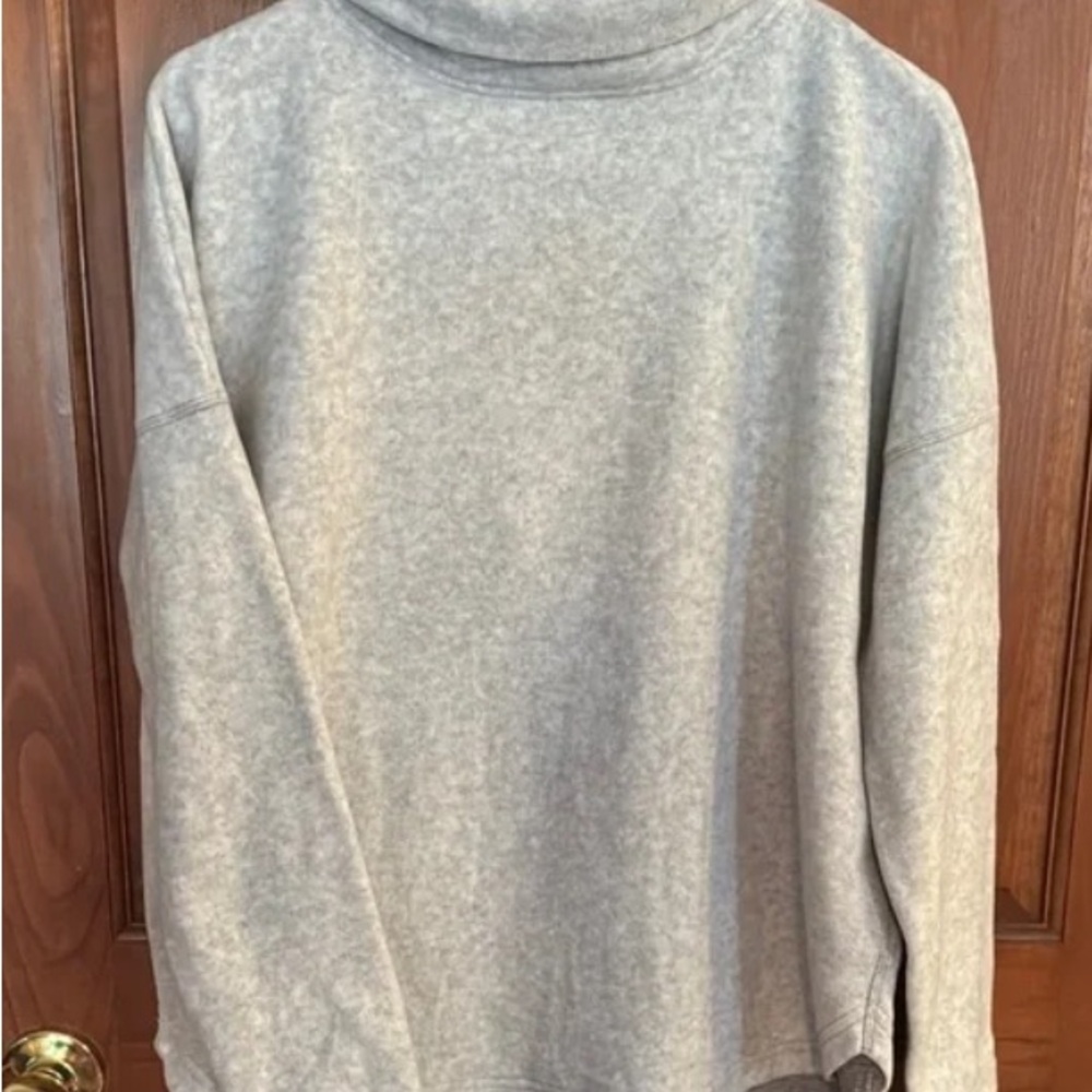 Cozy Gray Turtleneck Sweater